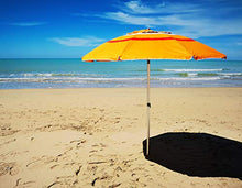 Ombrellone in Allumino Spiaggia Mare con Camino Anti-Vento Ultra Leggero PANAREA - ARANCIONE