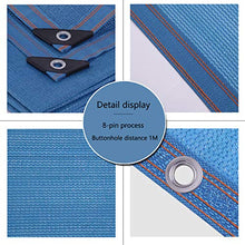 YTQ Tessuto Ombreggiante 90% Rete Solare con Occhielli Rete Parasole Resistente Ai Raggi UV per Serra Fienile O Canile Fiori Piante Patio Prato Mesh(Size:1m x 5m)