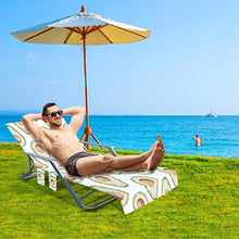 Fodera per Sedia Spiaggia, Asciugamani per Lettino, Fodera per Sedia Spiaggia,Antiscivolo (nessun Clip Fissaggio Richiesto),Abbastanza Grande da Coprire Lettino da Spiaggia Lettino per Sdraio