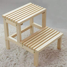 Sgabello Scaletta Pieghevole 2 Step Ladder Sgabello Stato in legno massello Sgabello Sgabello Sgabello Bach da bagno Bach da bagno Bagno in legno Poggiapiedi Sgabello Doppio strato Scalata ad alto ped