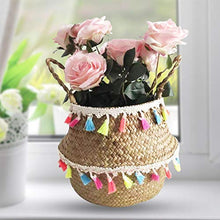 winnerruby - Cesto per la Biancheria, Realizzato a Mano, Tessuto di alghe, per Biancheria, Picnic, Vaso di Fiori e Borsa da Spiaggia, S/M/L 220 X 220 X 200 Mm