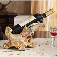 ZLJ Portabottiglie in Resina Portabottiglie per Vino Scaffale per Vino Scaffale per Vino Portabottiglie Moderno Ornamentale-A 26x13x18cm