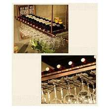 Chunjiao Padre di Vino di Vino Capovolto, Hanging Home Appeso, Decorazione Creativa, calici, Barra del Vino barretta Appeso per Vino Portabottiglie da Vino/portabicchieri/ripiano
