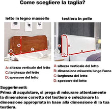 Copertura/Fodera per Testiera per Letto Fodera Per Testata Letto Copri Testata Letto 150/160/200 CM Matrimoniale/Singolo Premium Imbottita Elastica Copritestata Letto Protezione Anti-collision.