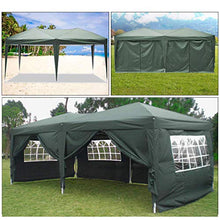 Bunao Robusto Gazebo Pieghevole da 3 x 6m,Tenda da Giardino Pieghevole/Retrattile, Impermeabile, Rivestimento in PVC, ha in Dotazione Una Sacca per Il Trasporto Gratuita
