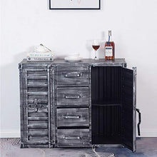 Credenza Soggiorno Camera Cucina Bagno laterale Gabinetto Armadio Mobile con anta Governo del cassetto Governo di immagazzinaggio Mobili Da Cucina Con Ripiani ( Color : Black , Size : 100x40x80cm )