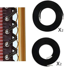 Corda Elastica per Sdraio Ricambio,Cordini di Ricambio Universali,Lacci in Sedia a Sdraio,Set di 4 Corde Elastiche con Corda,Corda Elastica Sedia Zero Gravity a Sdraio da Giardino Poltrona