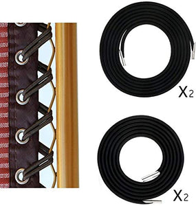 Corda Elastica per Sdraio Ricambio,Cordini di Ricambio Universali,Lacci in Sedia a Sdraio,Set di 4 Corde Elastiche con Corda,Corda Elastica Sedia Zero Gravity a Sdraio da Giardino Poltrona