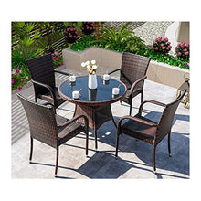 Tavolo in vimini in rattan mobili in patio e set s Mobili da giardino mobili in rattan mobili da giardino set patio rattan tavolo da pranzo set in tessuto vimini per giardino all'aperto a bordo piscin