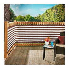 LSXIAO-Balcone Protezione Terrazza Paravento, Giardino Dietro La Casa Copertura di Sicurezza della Privacy, Parabrezza Crema Solare Raffreddamento con Fascette Zip Fisse per Giardini, Piscina