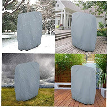 Coperture della sedia sedile ribaltabile copertura Giardino Outdoor antipolvere impermeabile resistente per i rifornimenti Prato mobilia del Patio Grey Mobili da giardino
