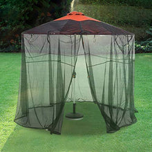 Zanzariera per Ombrellone, Ombrellone da Giardino Schermo da Tavolo Ombrellone Copertura per zanzariere Rete Anti-Insetti, Copertura per Ombrello Copertura con Rete in Maglia con Cerniera Copertura