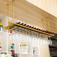 FAFZ Portavini Portabottiglie da Vino Rosso in Metallo A Soffitto, Portabicchieri da Vino Sospeso, Altezza E Distanza Regolabili, Portabottiglie da Bar Ristorante (Size : 80cm)