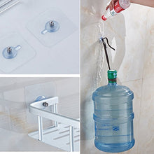 BESTOMZ Mensola a Ventosa Mensola da Bagno e Cucina Parete portaoggetti in Alluminio