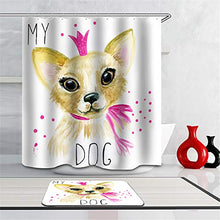 LIYAN Combinazione Bagno. Immagini Chiare E Colori Vivaci Rendono Il Tuo Bagno Pieno di Vita. Accessori da Bagno. Pittura Ad Acquerello Cane.