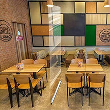 LHDQ 80x200cm Trasparente Libero Roller Protettivo Pull up Banner Cancella Filtro Film e Alluminio Stand, Sneeze Guardia