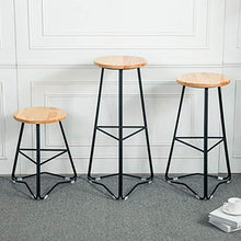 BDLYZ Yxsd Sgabello da Bar Cucina Colazione Sedia Sgabello Alto Sedia Reception Sedia in Ferro Battuto Bancone Ristorante Bar Sedia Creativa (Color : A, Size : H-75CM)