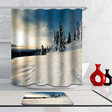 LIYAN Combinazione Bagno. Immagini Chiare E Colori Vivaci Rendono Il Tuo Bagno Pieno di Vita. Accessori da Bagno. Foresta Invernale.