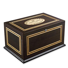 Umidificatore per Sigari Armadio per Sigari in Legno di Cedro Dolce Vernice per Pianoforte Armadio Idratante A Tre Strati Grande capacità può Contenere 120 Sigari