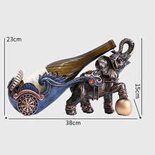 Elegante Semplicità Creativa Europea Portabottiglie Raffreddatore Di Vino Decorato Elefanti Decorato Vino Rosso Uva Arredamento Moderno Ristorante 38 cm * 15 cm * 23 cm Bello Ed Elegante, HJJ