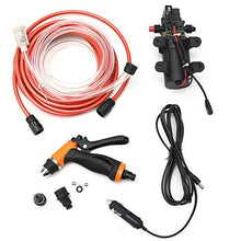 QFWM Idropulitrice A PressioneSet Pompa di Lavaggio Automatico per Lavatrice Elettrica per Auto Ad Alta Pressione da 12V 100W 160PSI Portatile Lavatrice per Auto