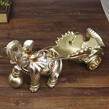 LHQ-HQ Decorazioni Arte Artigianato Wine Rack Elefante Carrello Wine Rack Regali Ornamenti portabottiglie