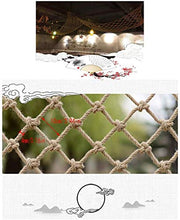 AI LI WEI Protective Net Decoration/Climbing Net Corda di Canapa Corda Decorazioni Netto Stair Protezione Net Balcone anticaduta Bambino Net Safe Net Retro Bar massimale Netto Appendere i Vestiti Net