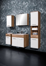 Germania 8003 – 135 armadietto a Specchio 8003 (incl. Illuminazione) Baltimore Noce NB.