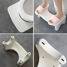 Adesign Sgabello da Toilette Antiscivolo, allevia Il gonfiore della stitichezza, Curare Le emorroidi, per chiunque con Il Bagno