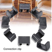 Ohomr Clip Couch Sofa Connect Clamps 4,25 Centimetri Mobili di plastica Clip per Giardino Patio Mobilio Decorazione Domestica 10PCS
