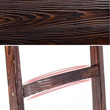 Mirui Sgabello Legno Folding Passo Sgabello Sgabello Scala Domestica scaletta Pieghevole Solida Doppia di Legno Uso Multifunzione Risparmiare Spazio, Peso 100kg Bearing (Size : 72x140x87cm)