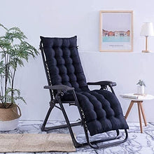 eewopjkj Cuscini per sedili Cuscino per Sedia da Giardino per Patio Cuscino per sedie da Giardino per Vacanze da Viaggio Cuscino per sedie da Esterno per Interni Senza sedie (Colore: Nero Dimensioni