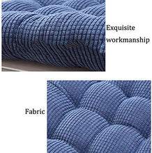 LIYT Pack 6 Cuscini per Sedia E Sedile, Imbottitura in Fibra, Resistente, Facile da Pulire, per Cucina, Camera, Soggiorno, Giardino, Terrazza, Patio, Etc,Blu,40 * 45CM