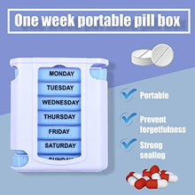 2 Set 28 Griglie Portapillole, Contenitore per medicinali Contenitore per medicinali Contenitore settimanale per compresse per viaggi a casa