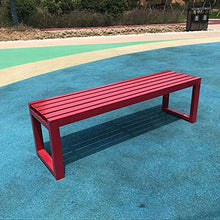 LXLH Panca da Giardino Panchina da Giardino a 3 posti panchina da terrazza da Giardino, sedie da Veranda Resistenti alle intemperie Senza Schienale, sedie a Sdraio da Balcone, Struttura in Legno