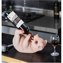 XLBAXLJ Piggy Bank Wine Rack, Fumetto Creativo Sveglio del Vino della casa cremagliera Champagne Decorazioni per la Veranda Ufficio Soggiorno Camera da Letto