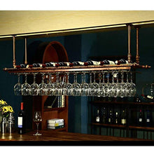 LWW Wine Rack, cremagliera soffitto Vino/regolabile altezza d'attaccatura della cremagliera della bottiglia di vino del ferro del metallo cremagliera Wine Glass,150 30cm *