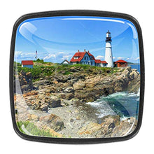 Faro di Portland Head Maine Pomelli per Porta Set di 4 Pomelli per Mobili Manopole per Cassetti Cucina Armadio Vetro