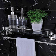 MJMJ Portasciugamano Portasciugamani Mensola per Bagno Mensola per Doccia in Acciaio Inox 304 Mensola Angolare in Vetro Mensola per Doccia da Bagno Portaoggetti per Organizer con Portasciugamani