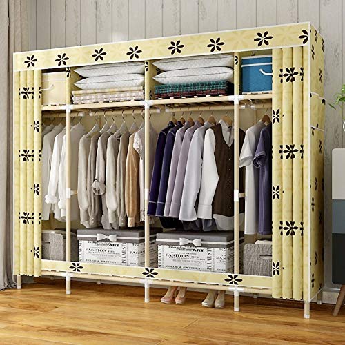 JYXJJKK Grande-capacità Armadietto Antipolvere,Armadio di Assemblaggio della Camera da Letto-c