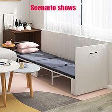 TWW Letto Invisibile per Uso Domestico Piccolo Appartamento Pausa Pranzo Siesta Libreria Pieghevole Scrivania Balcone Integrato Letto Contenitore Multifunzionale Nascosto,B