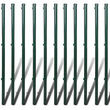 cangzhoushopping Set recinto in Filo Metallico con Pali spuntoni & Accessori 1,0 x 25m Articoli di ferramenta Barriere e recinzioni Pannelli per recinzioni