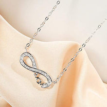 Baoxiaohed Collana in Argento Sterling, S925 Sterling Argento Puro Colore Cerchio Mamma Modelliimple Collana creatività, Adatto per La Festa della Mamma, Regali di Anniversario E Regali di Compleanno