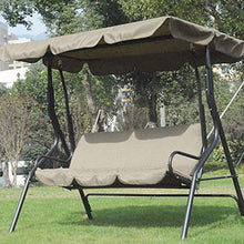 ASOSMOS - Coprisedile impermeabile per dondolo da giardino, per dondolo e panchina, protezione per sedia da giardino, 150 x 150 x 100 cm