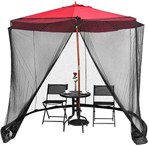 Schermo Copertura dell'ombrello Zanzariera Schermo all'aperto Ombrello Esterno Giardino Ombrellone Tavolo Ombrellone zanzariera for Il Giardino Esterno di Campeggio 300 * 230 Centimetri ZDWN