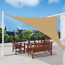 BEDSETS Tenda A Vela Triangolare, HDPE Traspirante, Vela Ombreggiante Triangolare, Tenda da Sole per Esterno,Traspirante per Giardino, Balcone & Terrazza (2.4x2.4x2.4m,Rojo óxido)