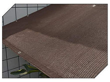 zhoufeng Tenda Tenda 90% Ombra Ombra Panno Rete con Occhielli for Pergola Veranda baldacchino o Gazebo Giardino Patio (Color : Brown, Size : 1X2M/3X6FT)