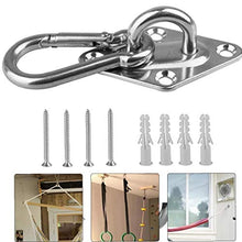 Acciaio Inossidabile Sospensione Staffa Hammock Monte Gancio Del Soffitto Di Ancoraggio Gancio Per Gym Training Aerial Yoga Altalena Appesa Kit M8