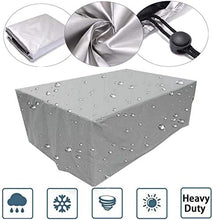 N / A mobili Impermeabile Neve Pioggia di Copertura Esterna Giardino Hussen a Copertura Antipolvere Tavolo Sedia Divano Patio, 180 x120 x70cm
