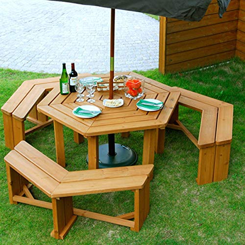Attrezzatura quotidiana Set tavolo e sedie per esterni Set di mobili per barbecue con protezione solare impermeabile per esterni Park Seat Terrazza antisettica Cortile Tavoli e sedie per il tempo l